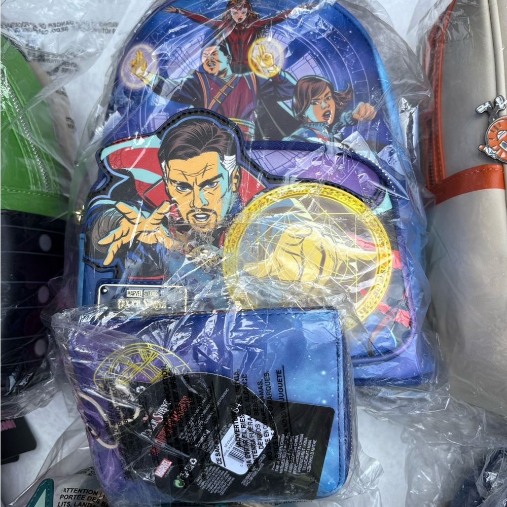 Marvel Doctor Strange Purple and Blue Backpack